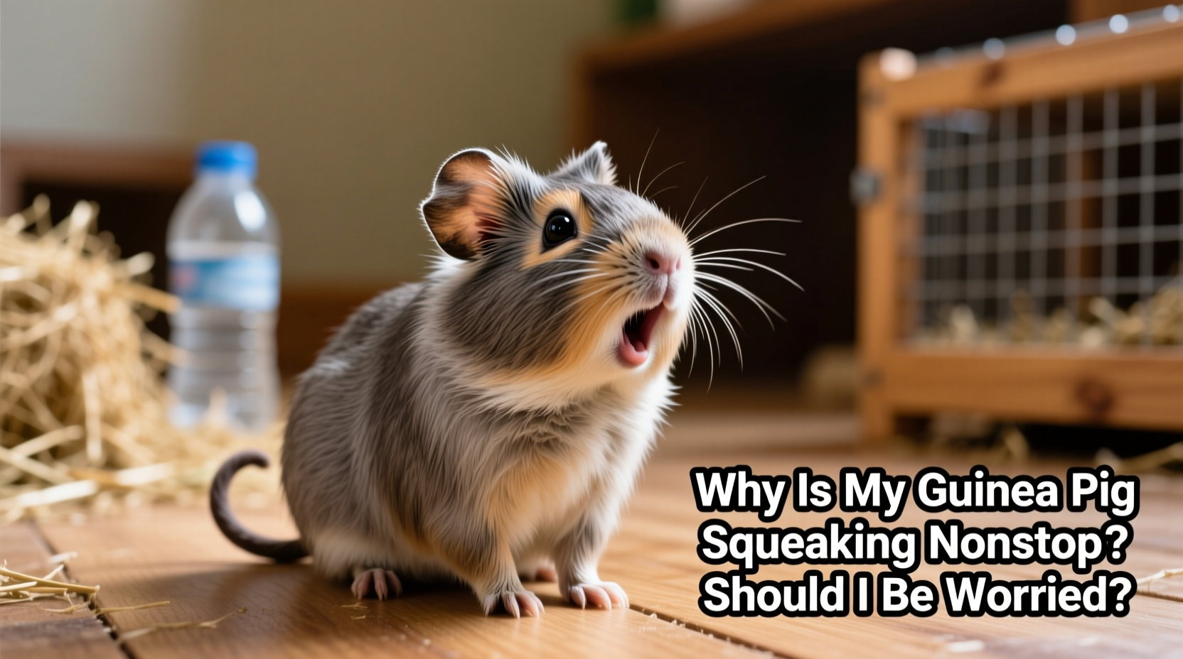 why does my guinea pig squeak nonstop and should i be worried