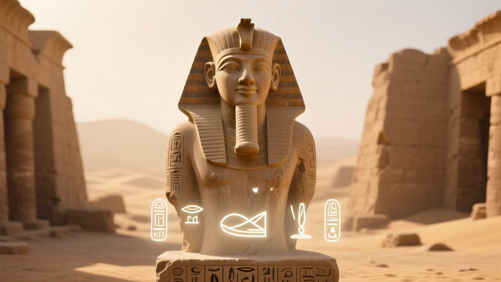 Statue in Egyptian: Cultural Dream Symbolism