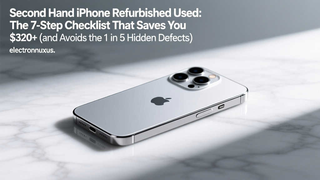 Second Hand iPhone Refurbished Used: The 7-Step Checklist That Saves You $320+ (and Avoids the 1 in 5 Hidden Defects)