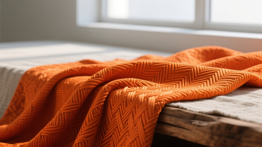 Orange Jacquard Fabric: A Designer’s Deep-Dive Guide
