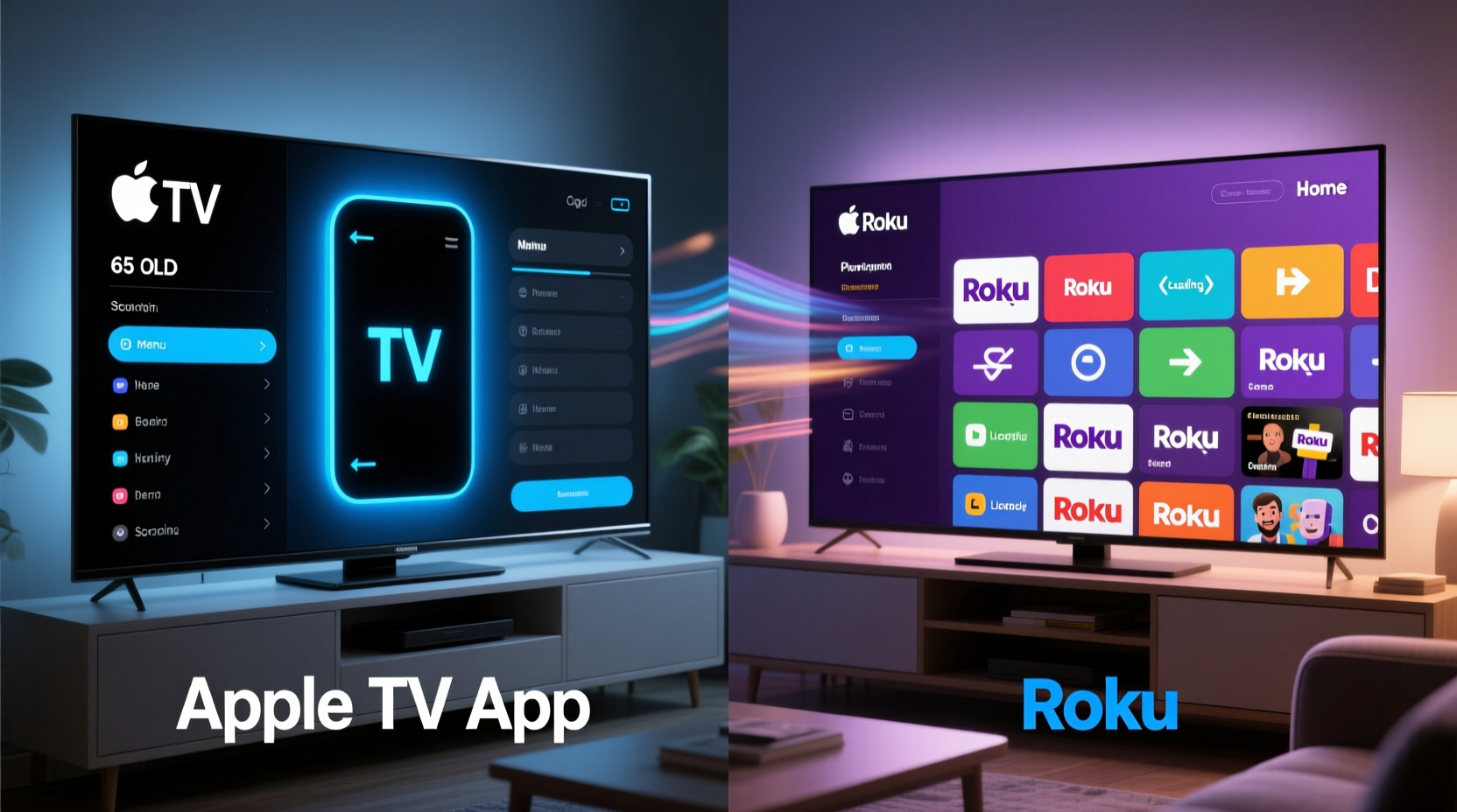 apple tv app vs roku which streaming platform offers smoother navigation