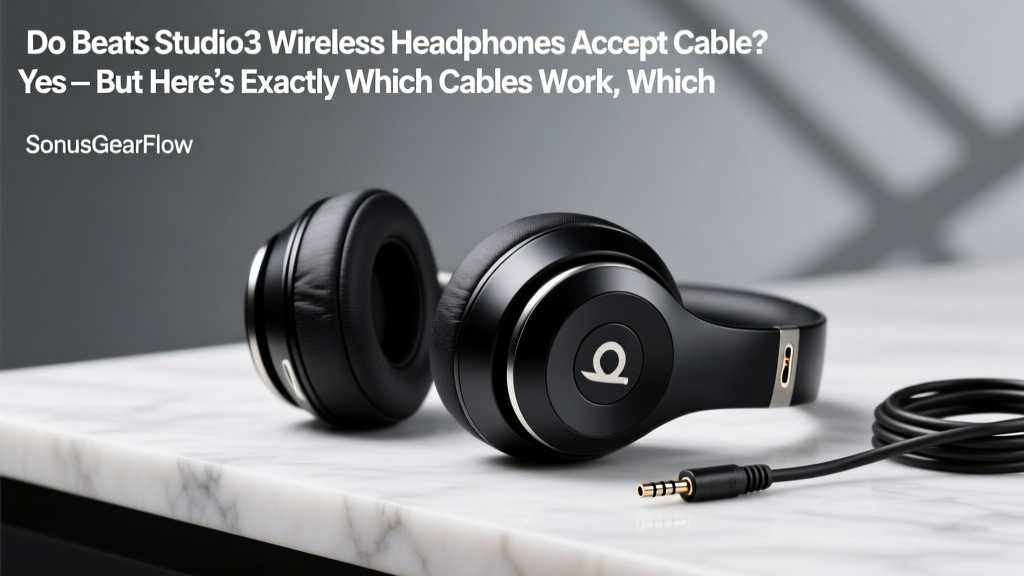 Beats Studio3 Cable Compatibility: Which 3.5mm Works?