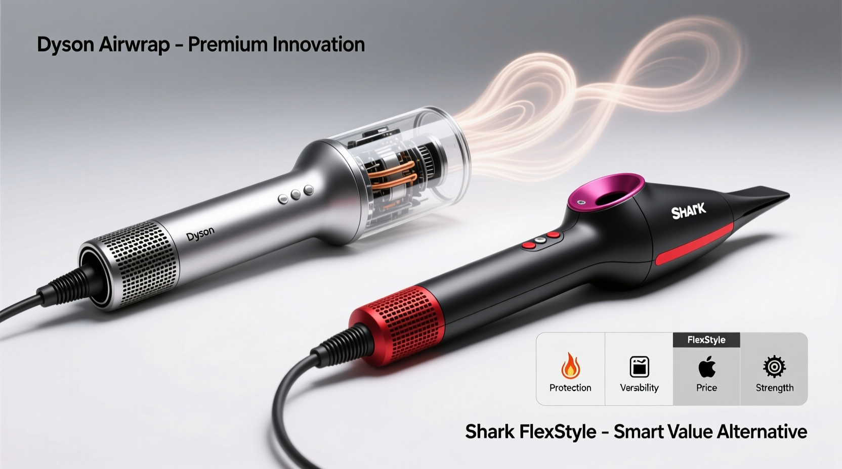 dyson airwrap vs shark flexstyle is the shark really a dupe or just a cheaper alternative