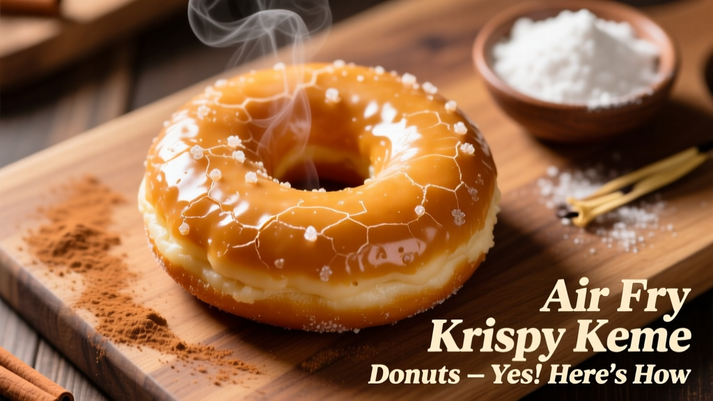 Air Fry Krispy Kreme Donuts: Crispy, Less Oil, Full Recipe