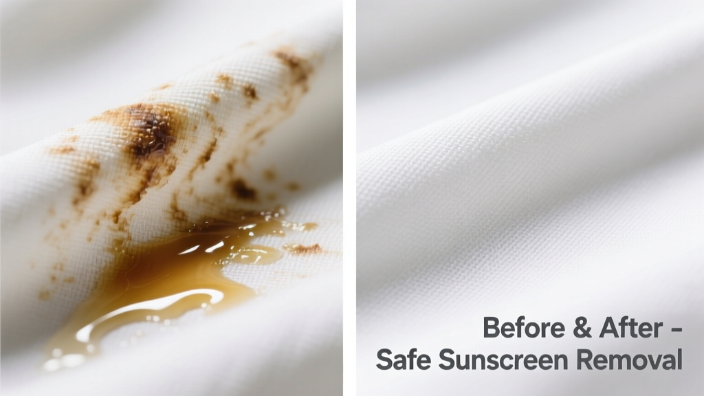How to Remove Sunscreen from Polyester Fabric Safely