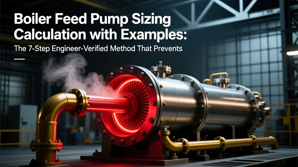 Boiler Feed Pump Sizing: 7-Step Cavitation-Free Method