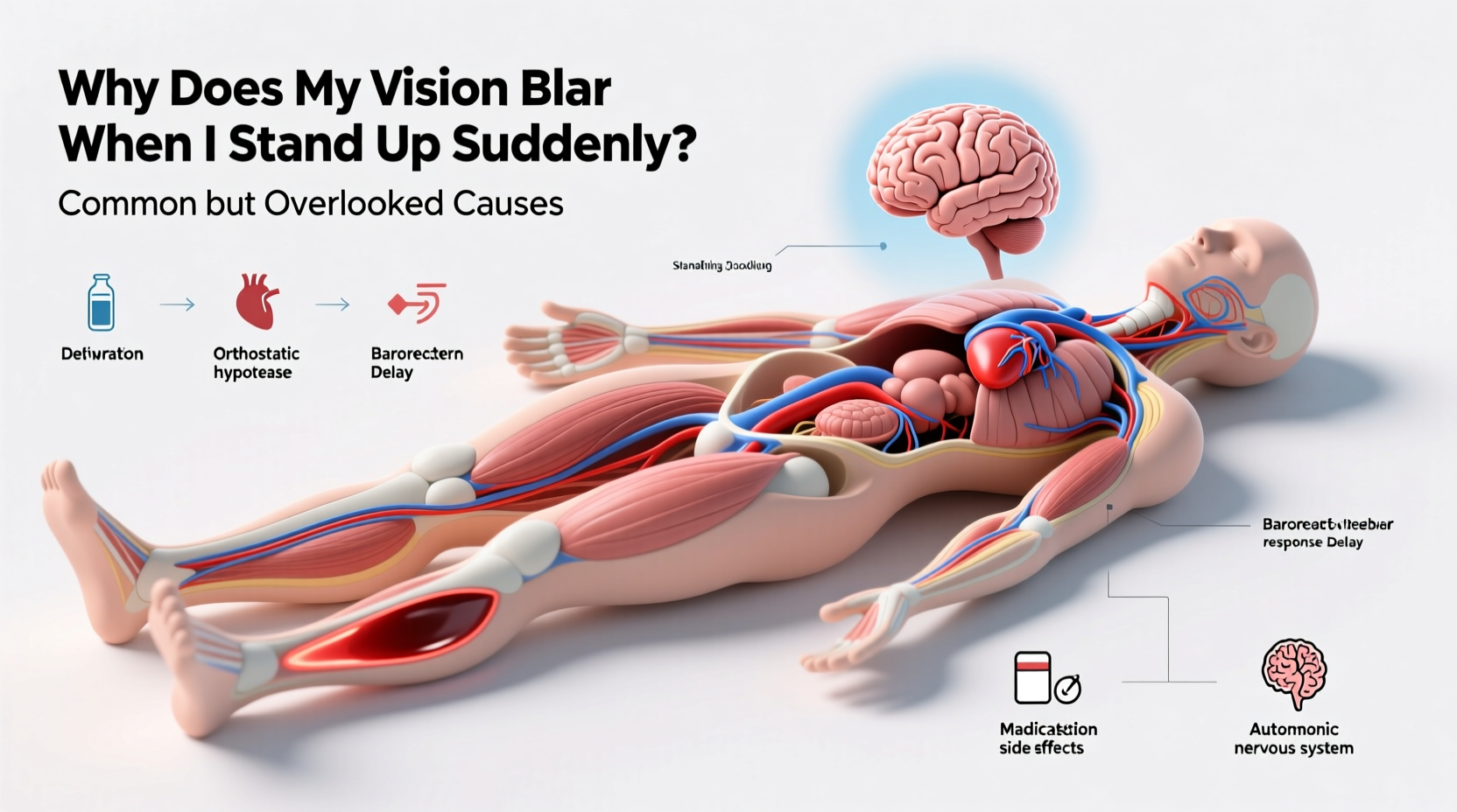 why does my vision blur when i stand up suddenly common but overlooked causes