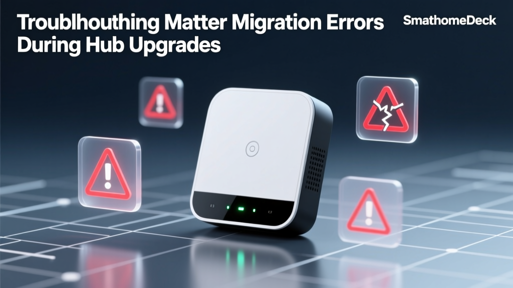Troubleshooting Matter Migration Errors During Hub Upgrades