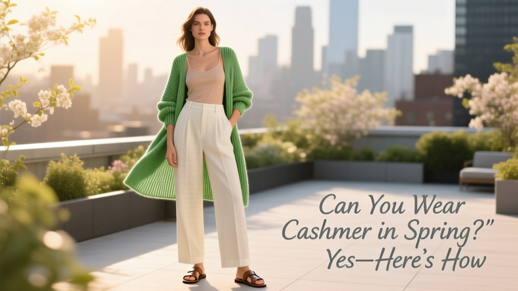 Can You Wear Cashmere in Spring? Yes—Here’s How