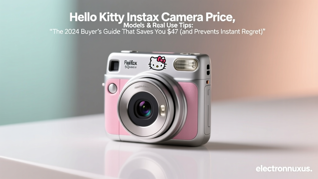 Hello Kitty Instax Camera Price, Models & Real Use Tips: The 2024 Buyer’s Guide That Saves You $47 (and Prevents Instant Regret)