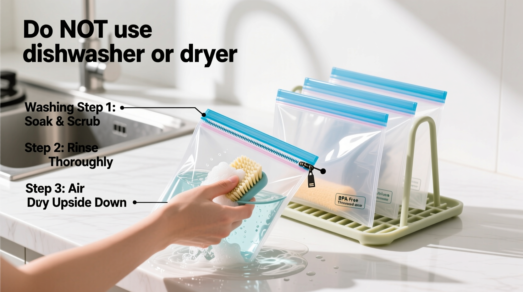 can you reuse ziplock bags safely how to wash and dry them right