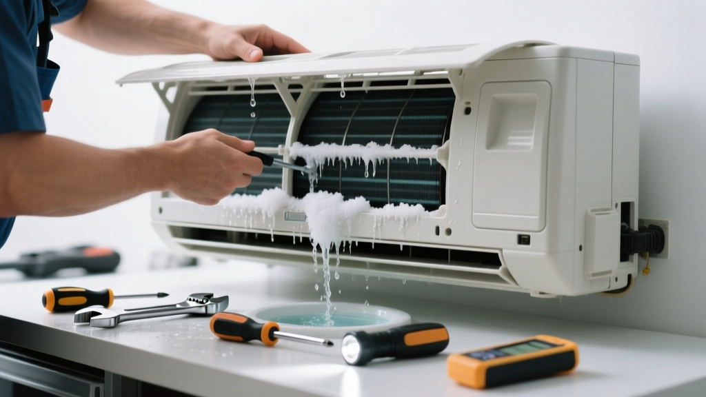 Fix Mini Split Leaking Water & Not Cooling Properly