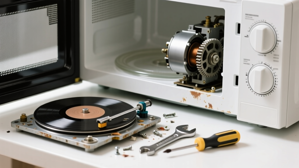 Fix Microwave Turntable Not Spinning & Making Noise