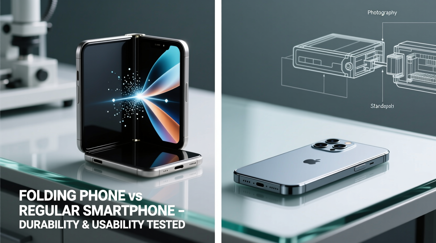 folding phone vs regular smartphone durability and usability tested