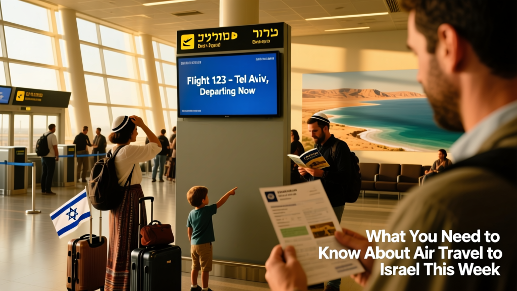 What You Need To Know About Air Travel To Israel This Week: Security Protocols, Flight Status, Entry Requirements, and Real-Time Updates