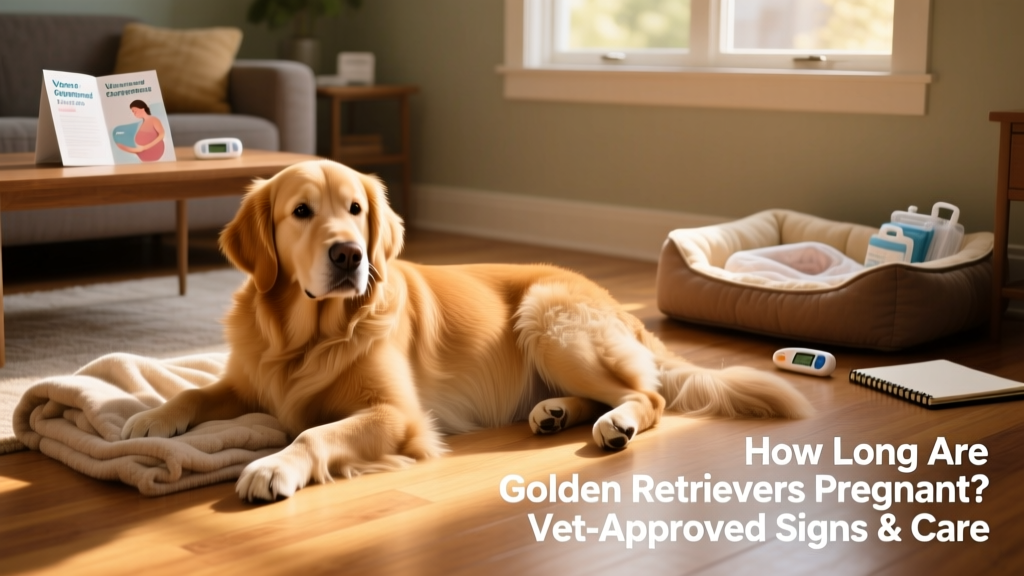 golden retriever dog lying on the floor at home