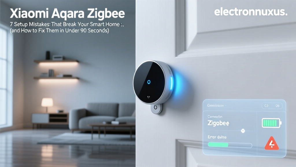 Xiaomi Aqara Zigbee Door Sensor Explained: 7 Setup Mistakes That Break Your Smart Home (and How to Fix Them in Under 90 Seconds)