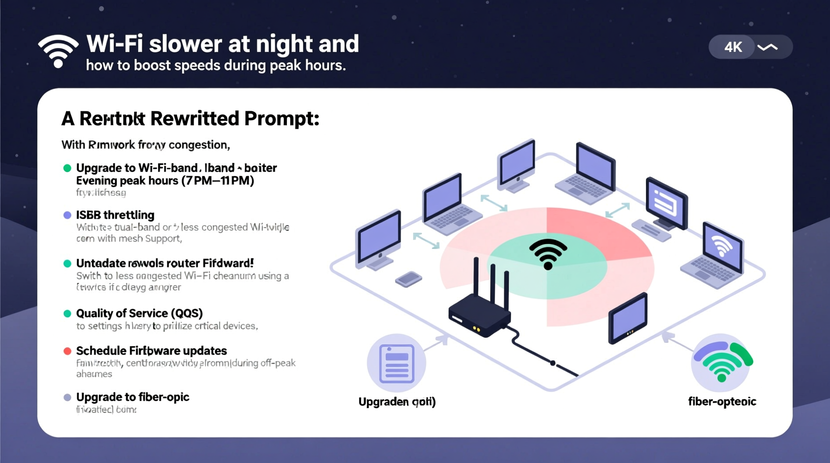 why is my wifi slower at night and how to boost speeds during peak hours
