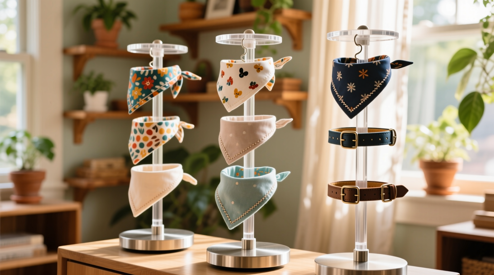 closet organization tips pet bandanas collars