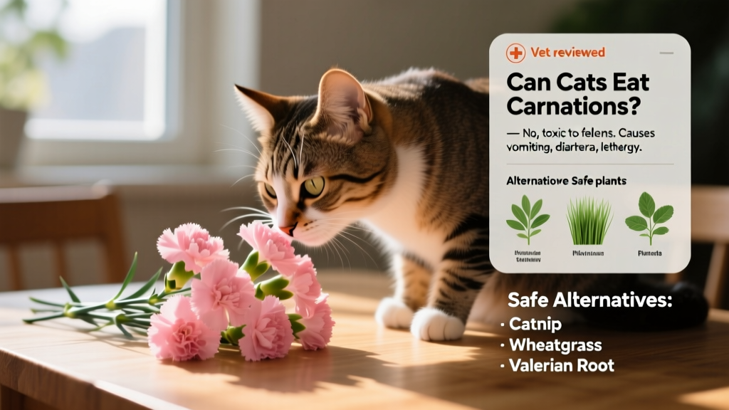 Can Cats Eat Carnations? Vet-Reviewed Facts & Alternatives