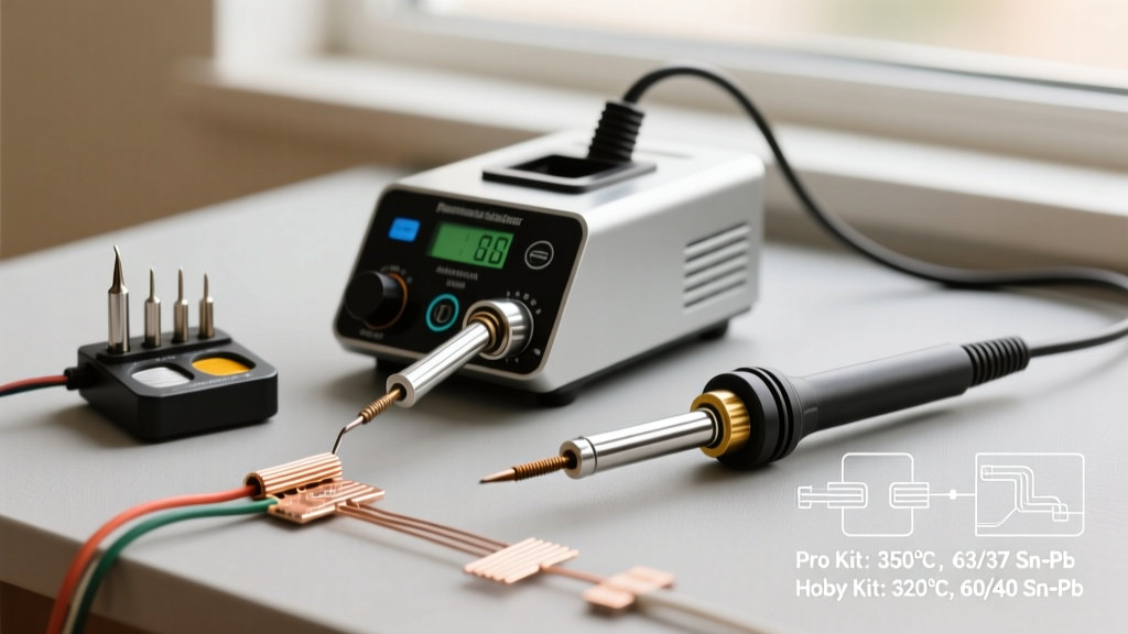 Tinning a Soldering Tip: Pro vs Hobbyist Kit Techniques