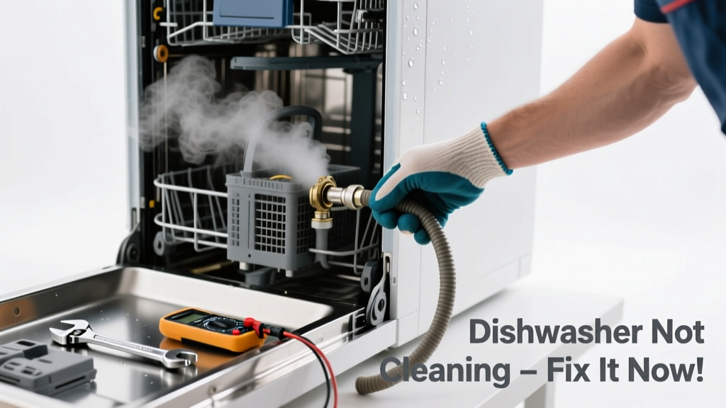 Dishwasher Not Cleaning & Making Noise: Fix It Now