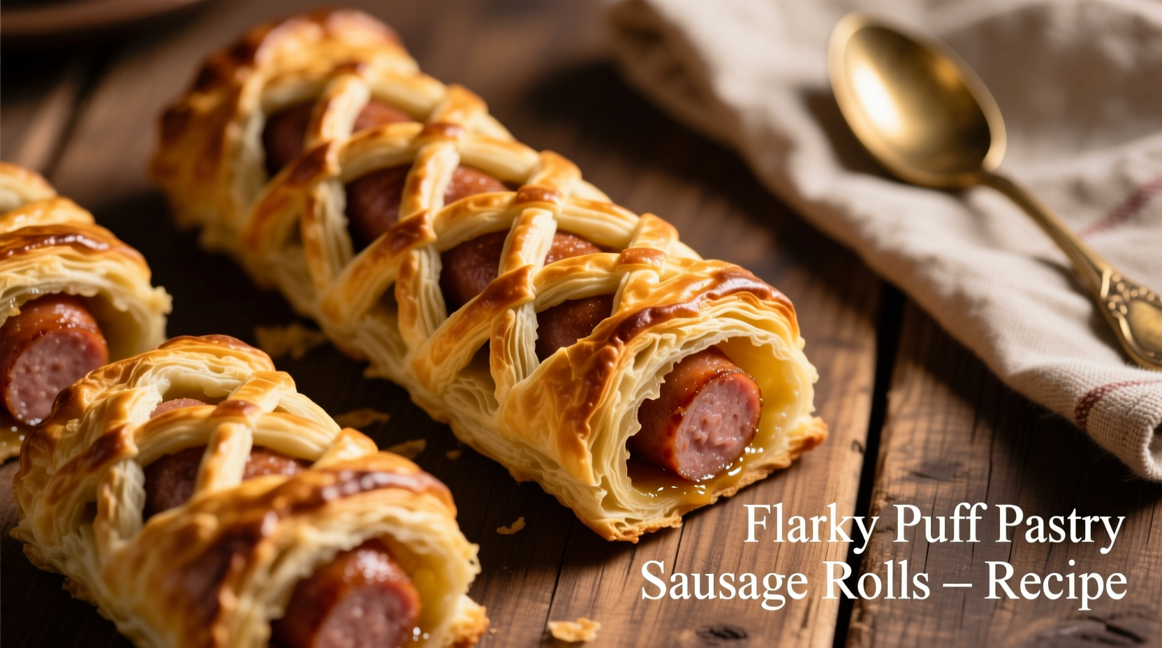 flaky puff pastry sausage rolls recipe