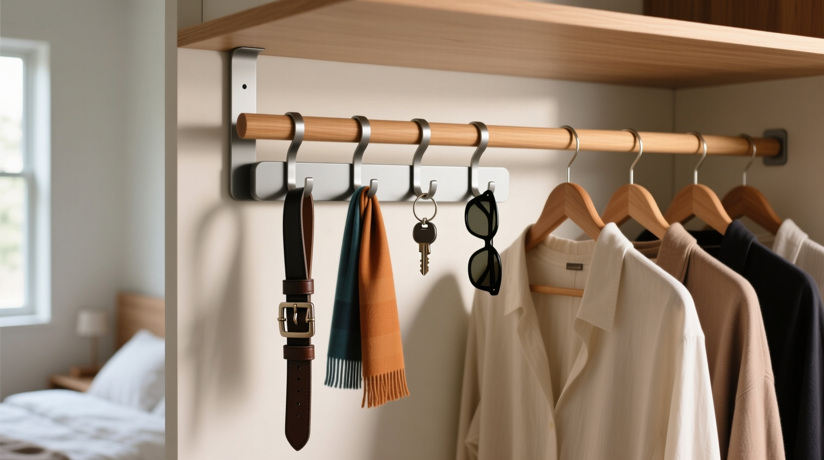 closet organization tips belt loop hangers vs scarf racks