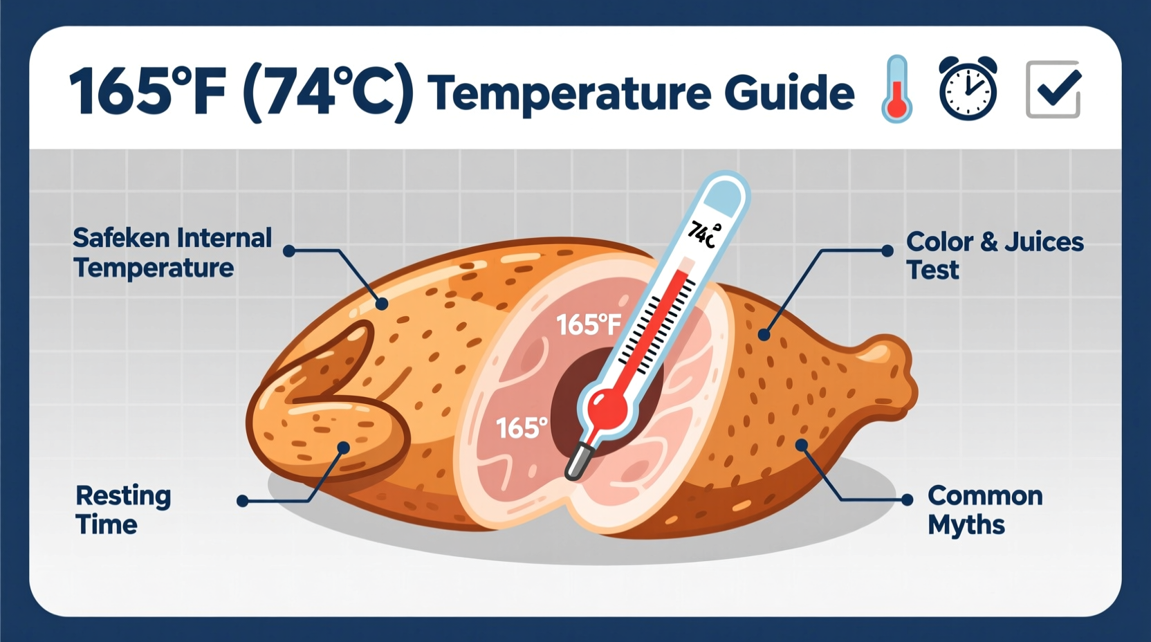 what temperature is chicken cooked at