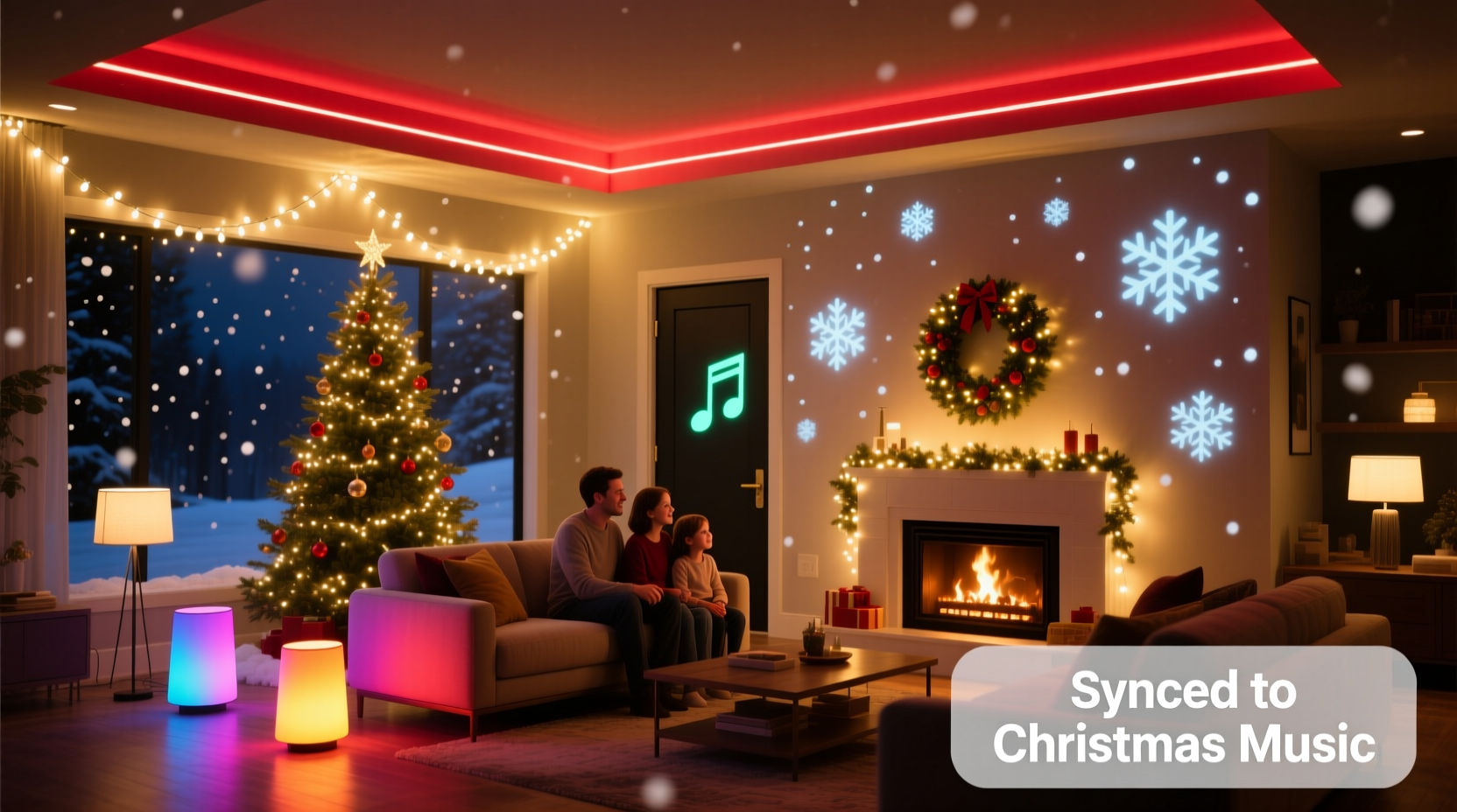 how to sync smart home lights with christmas music for immersive holiday vibes