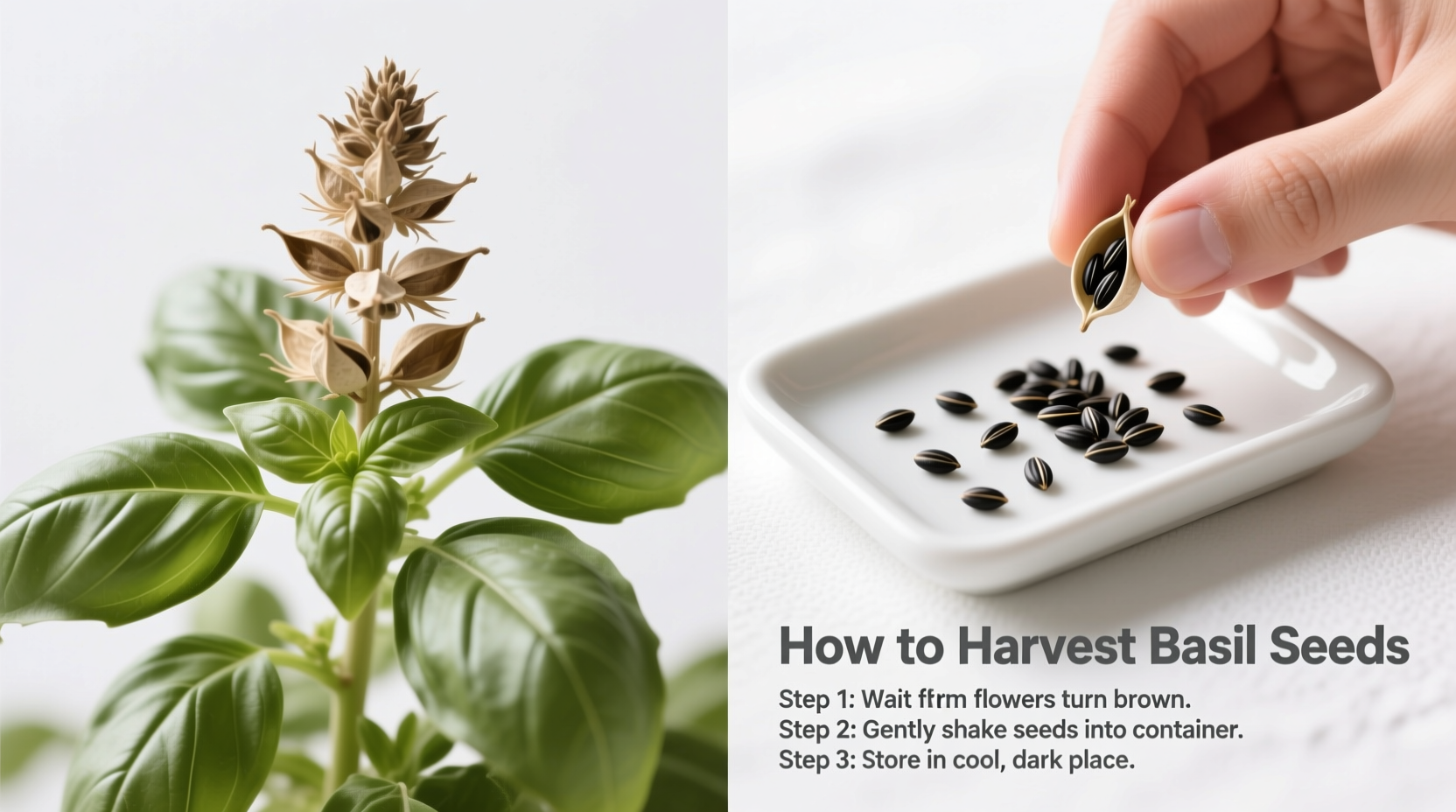 How To Harvest Basil Seeds