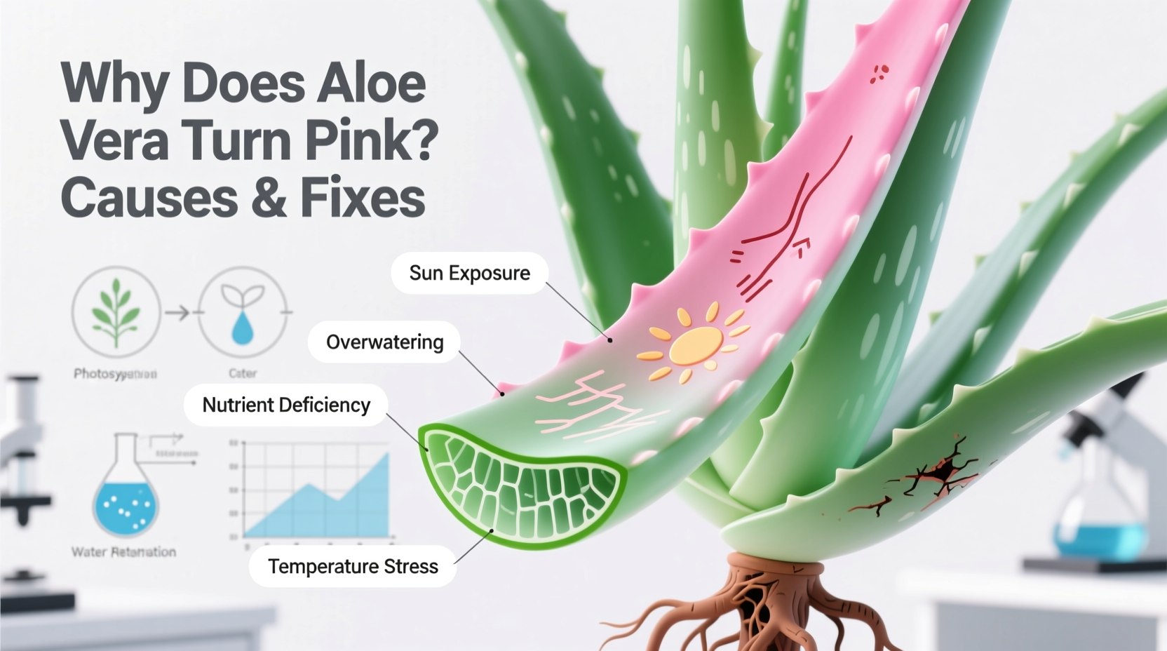 Pink Aloe Vera? 3 Fixes | TheHomeSprouts