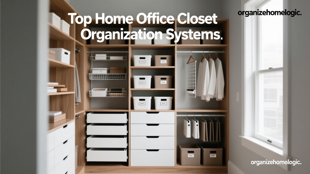 Top Home Office Closet Organization Systems