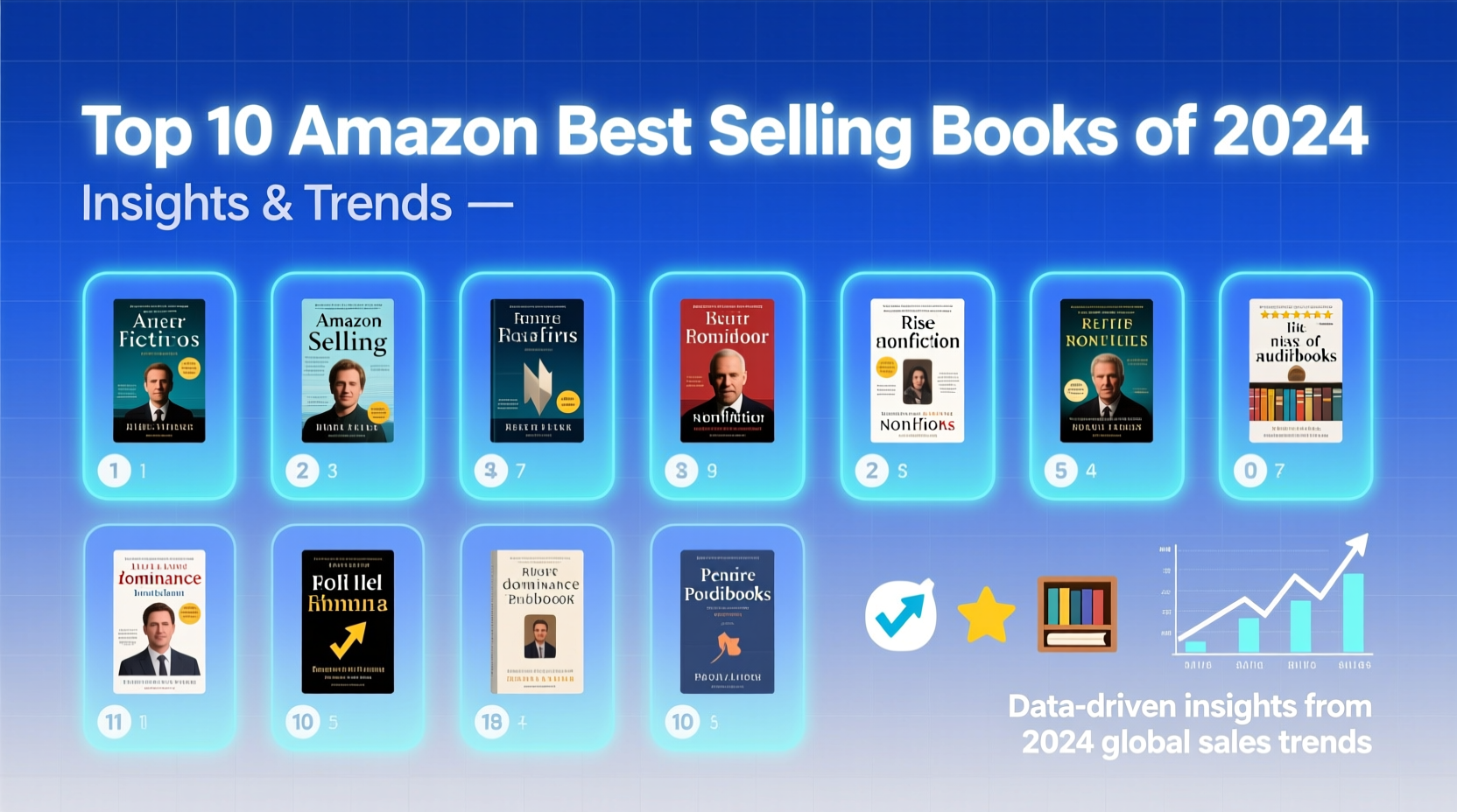 Top 10 Amazon Best Selling Books of 2024 | Insights & Trends