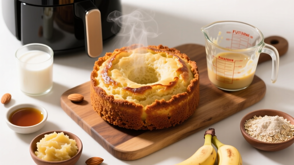 Eggless Air Fryer Cake: Crispy Edges, Moist Center