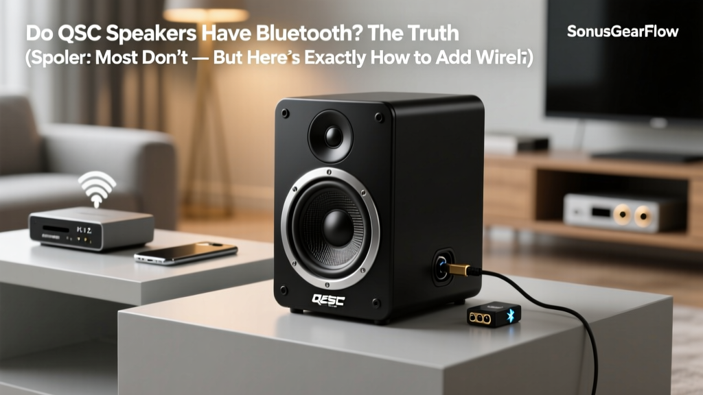 Do QSC Speakers Have Bluetooth? (2026)