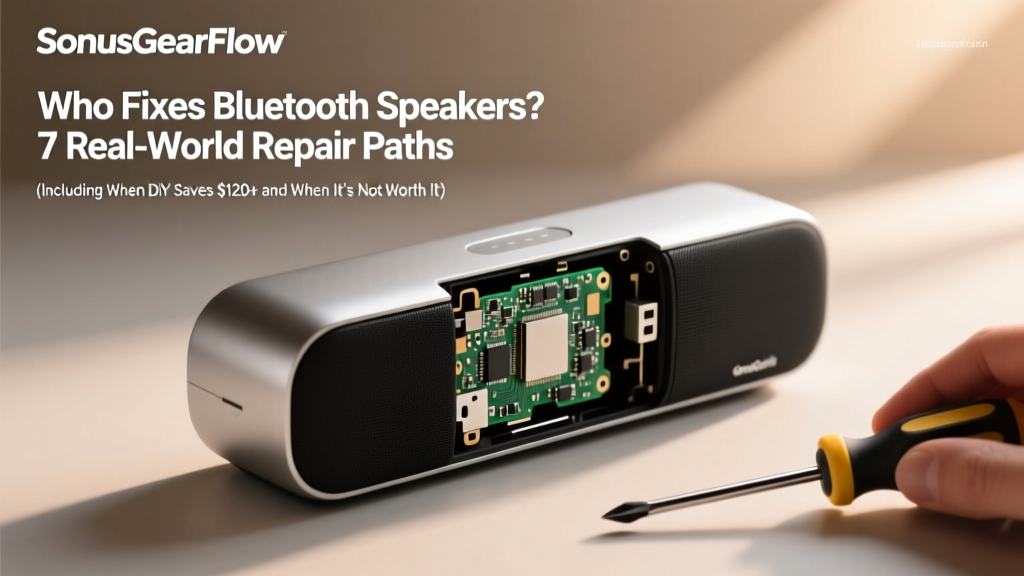 Who Fixes Bluetooth Speakers? Real Repair Paths (2026)