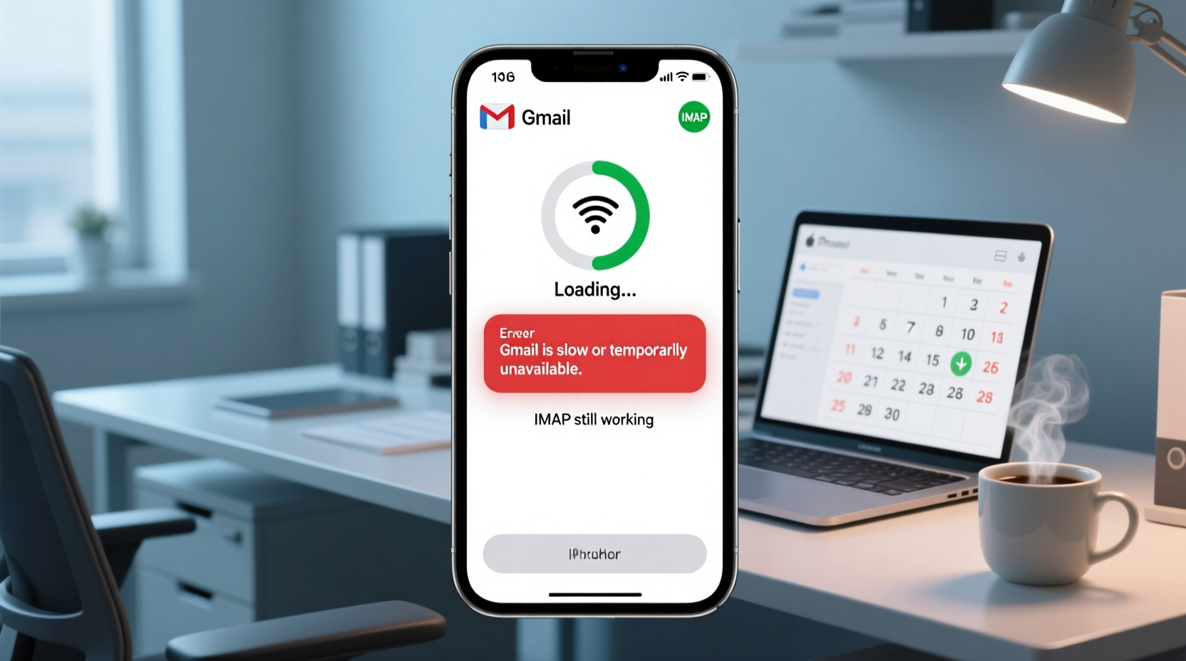 gmail slow or down for some imap still working