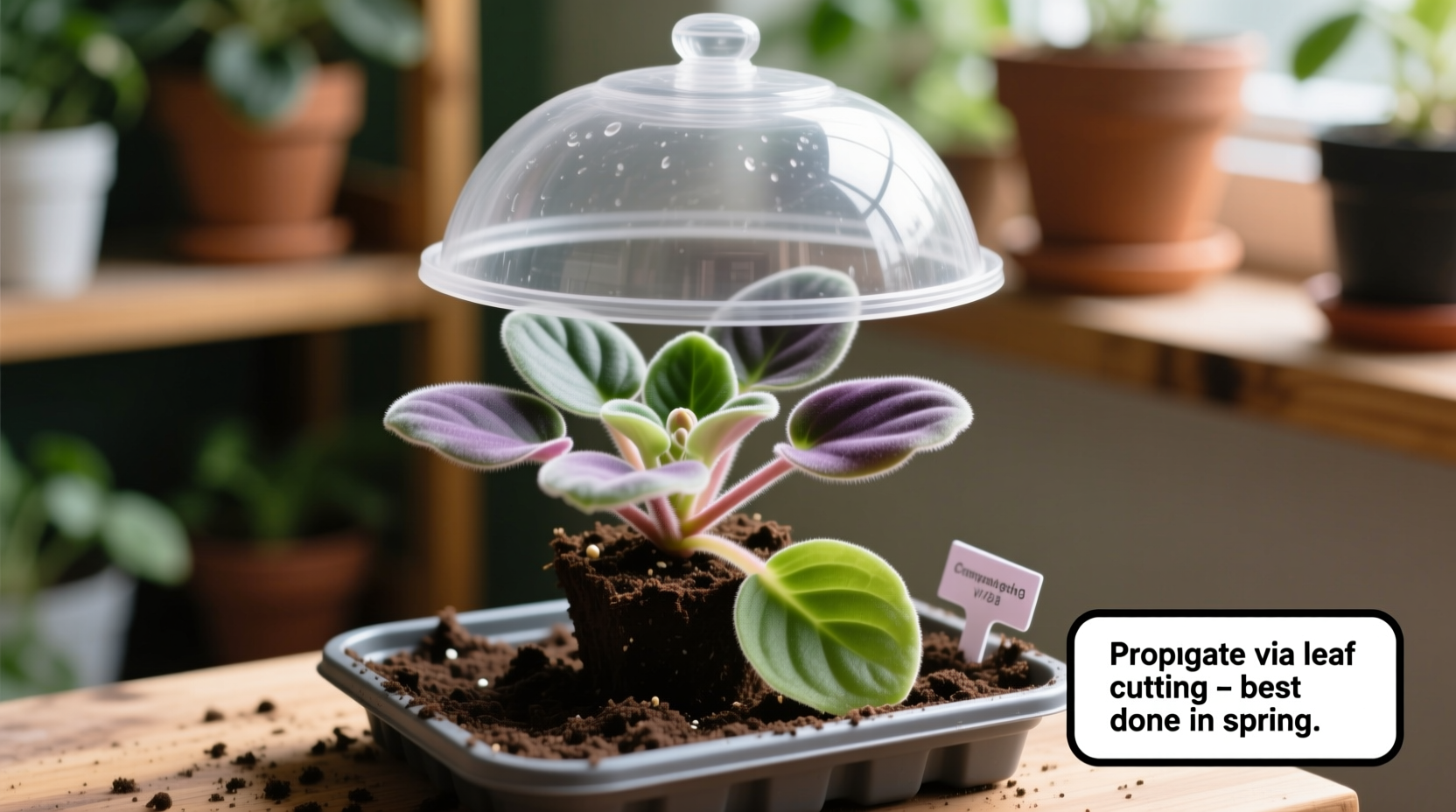 when and how to propagate african violets