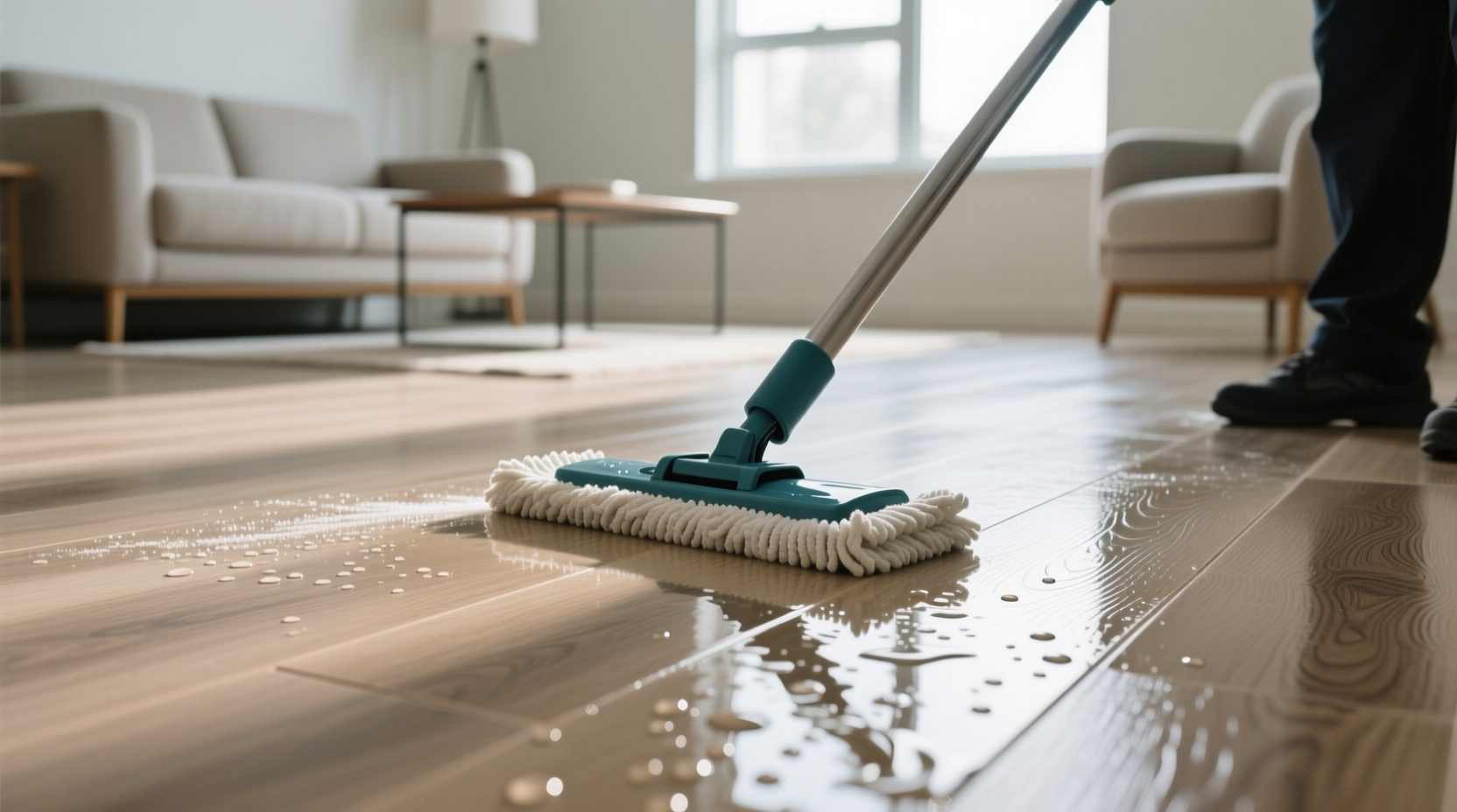 how to shine dull laminate floors