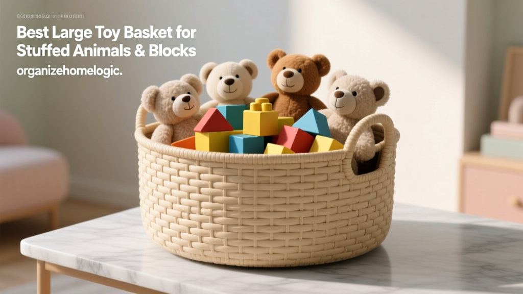 Best Large Toy Basket for Stuffed Animals & Blocks