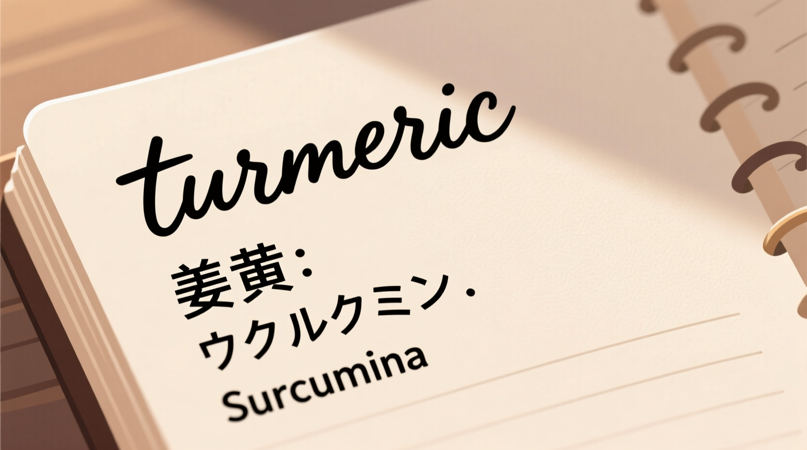 Kurkuma auf Deutsch: So sagen Sie turmeric richtig