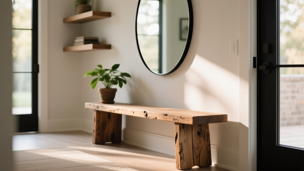 Where to Find a Rustic Wood Entryway Bench (2024 Guide)