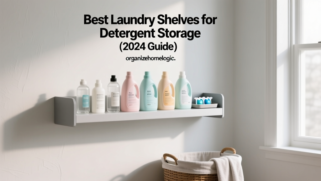 Best Laundry Shelves for Detergent Storage (2024 Guide)