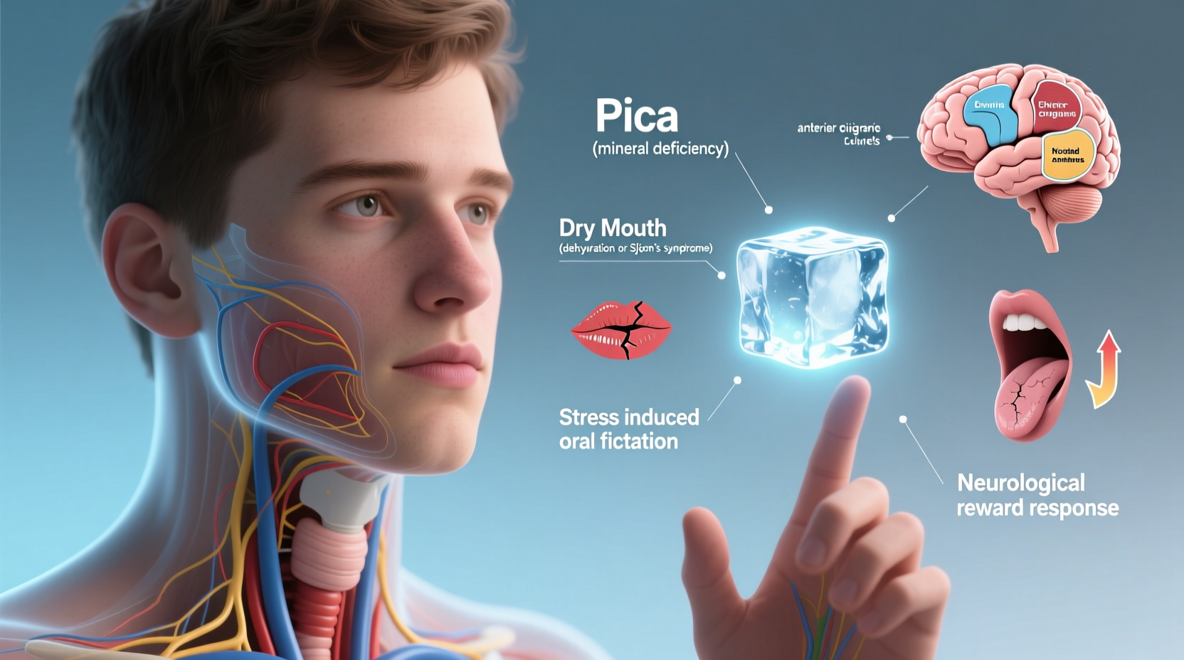 why do some people crave ice all the time possible health links