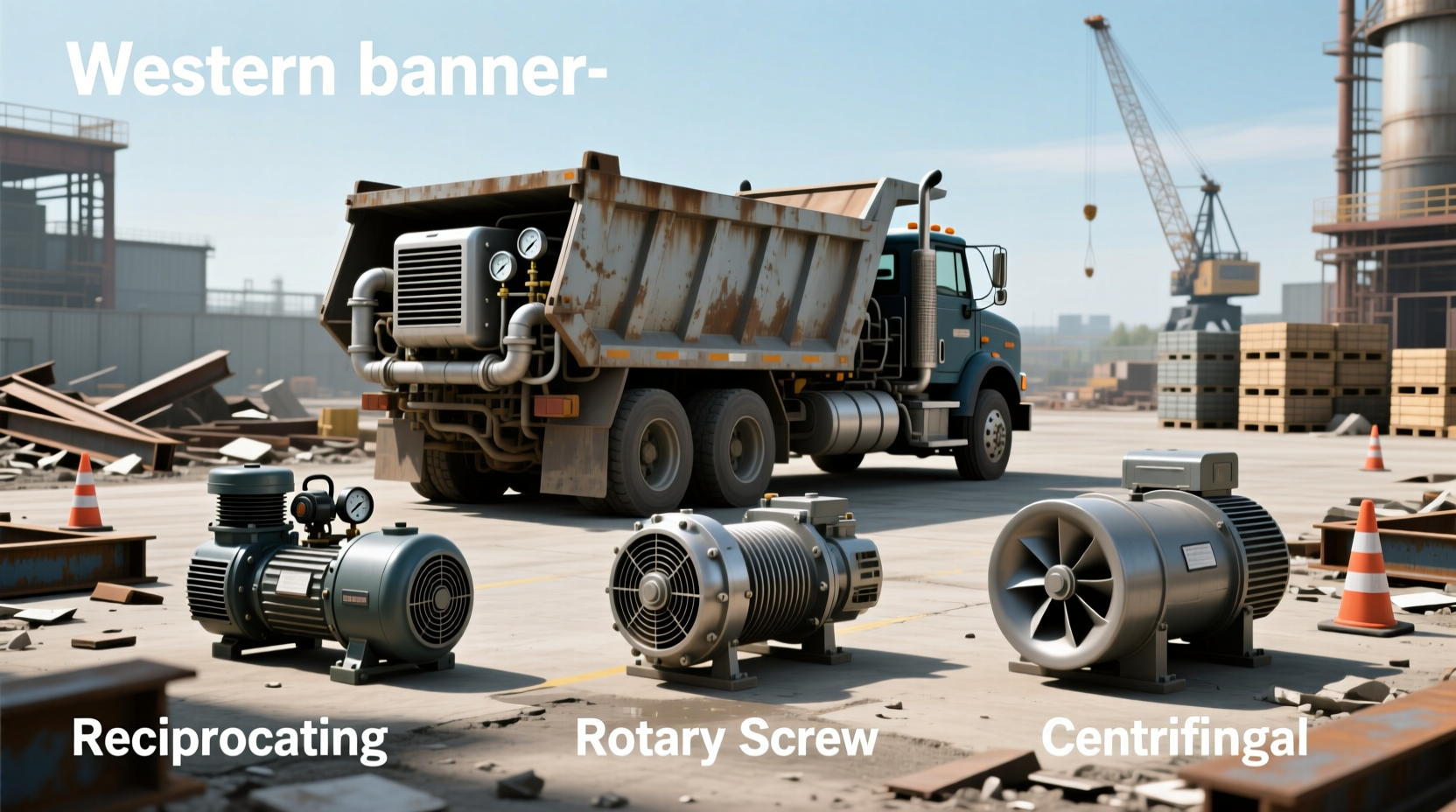 How to Choose a Dump Truck Air Compressor: 3 Types Explained