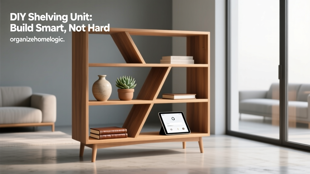 DIY Shelving Unit: Build Smart, Not Hard