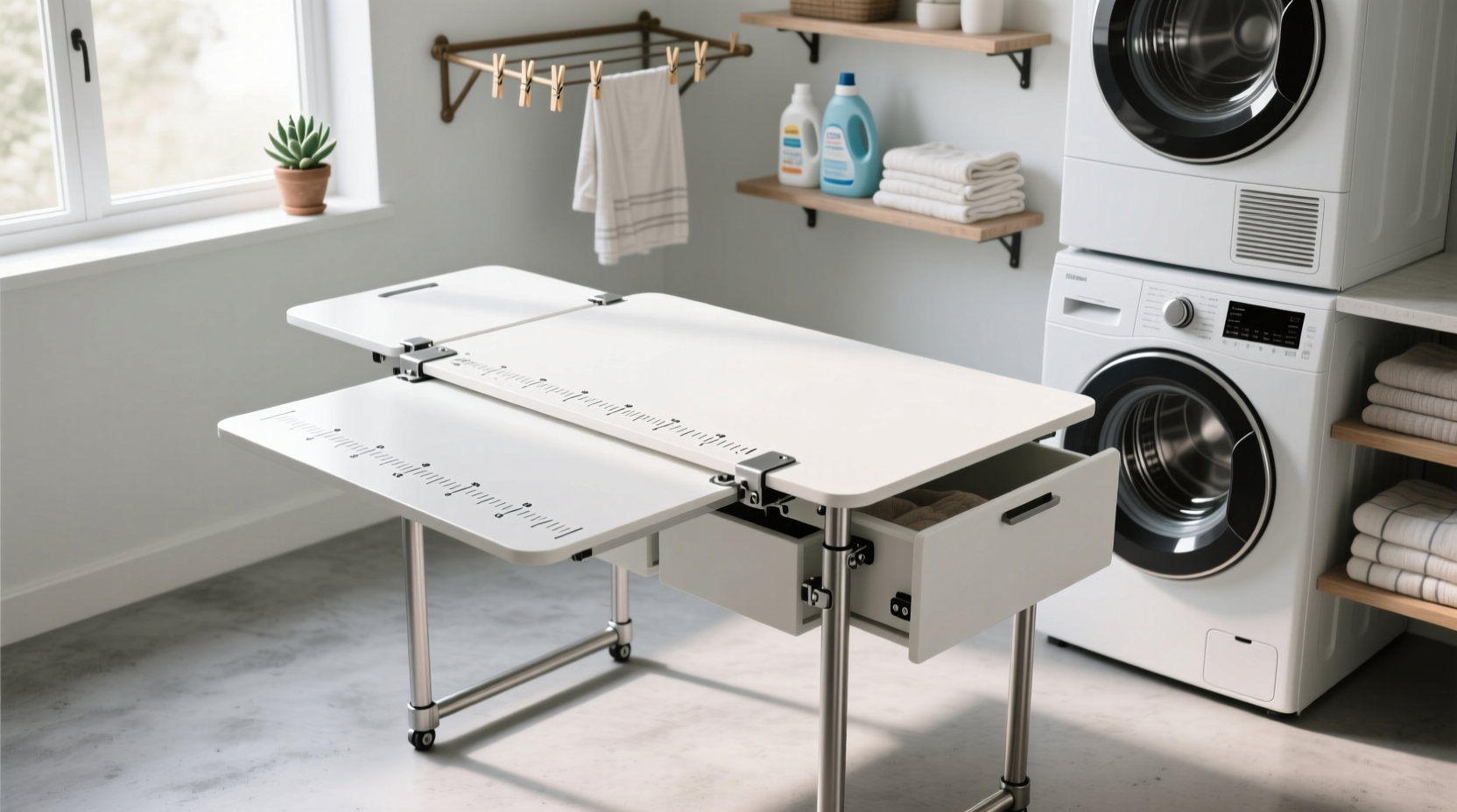 Laundry Room Folding Table Ideas: 7 Science-Backed Designs