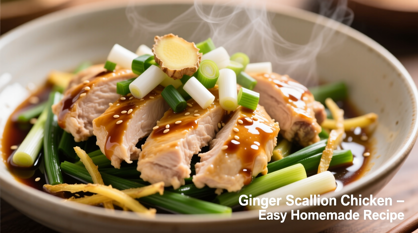 how to make ginger scallion chicken at home