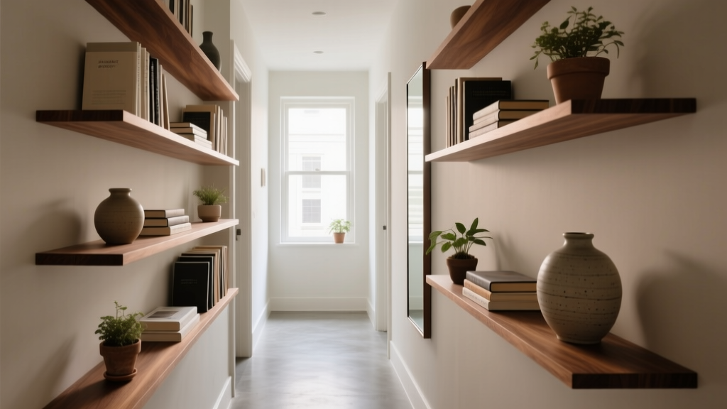 Narrow Hallway Shelving Ideas That Actually Work